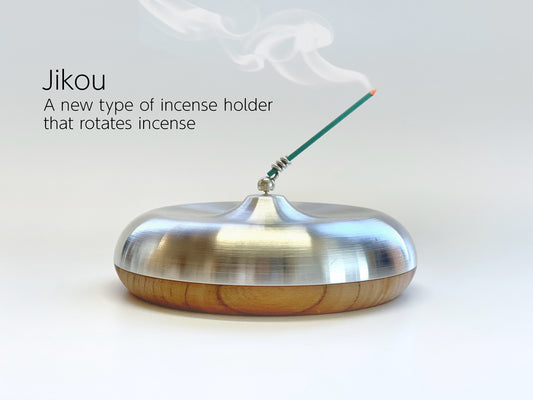 jikou : A new type of incense holder that rotates incense. / 時香：お香がまわる新感覚お香立て /